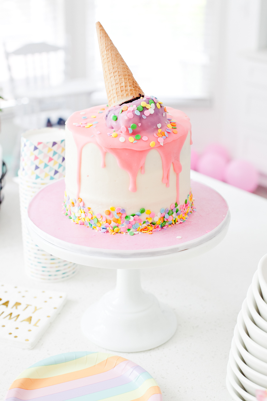 Ice Cream Party Cake Freshmommyblog
