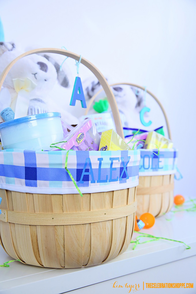 Personalize Easter Baskets WIth Cricut | Kim Byers