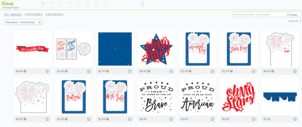 Patriotic Cricut Cartridge Designed By Kim Byers