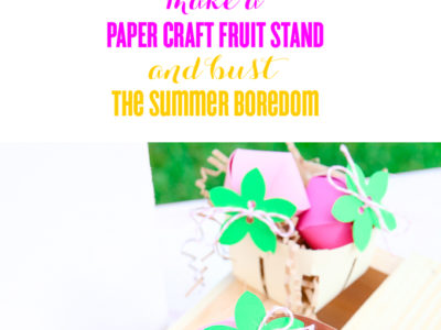 Paper craft fruit stand kim byers