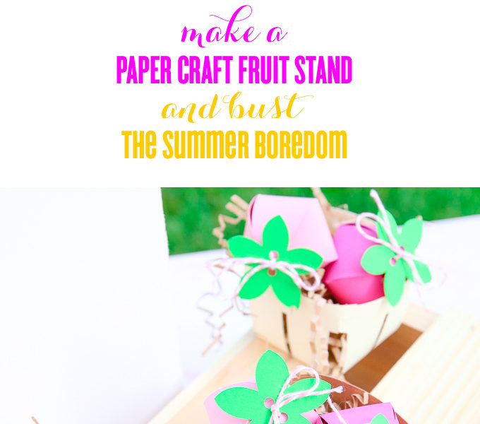 Paper craft fruit stand kim byers