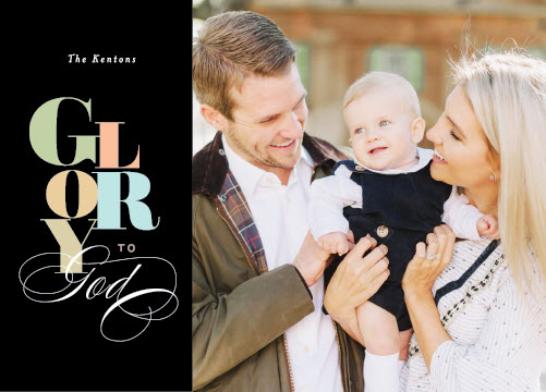 Glory To God Holiday Card