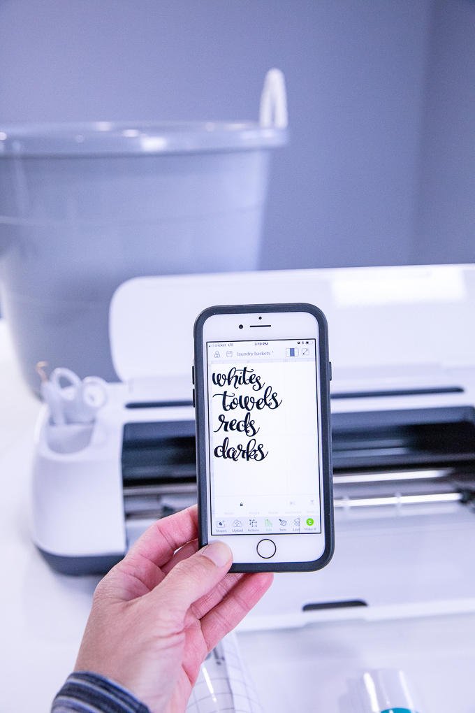 Cricut Laundry Labels | Kim Byers