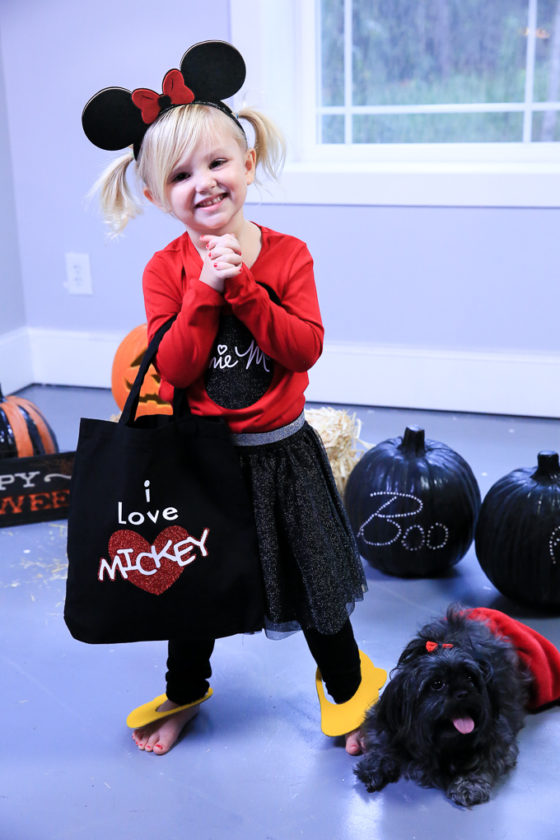 Minnie Mouse Halloween Costume With Cricut - Kim Byers