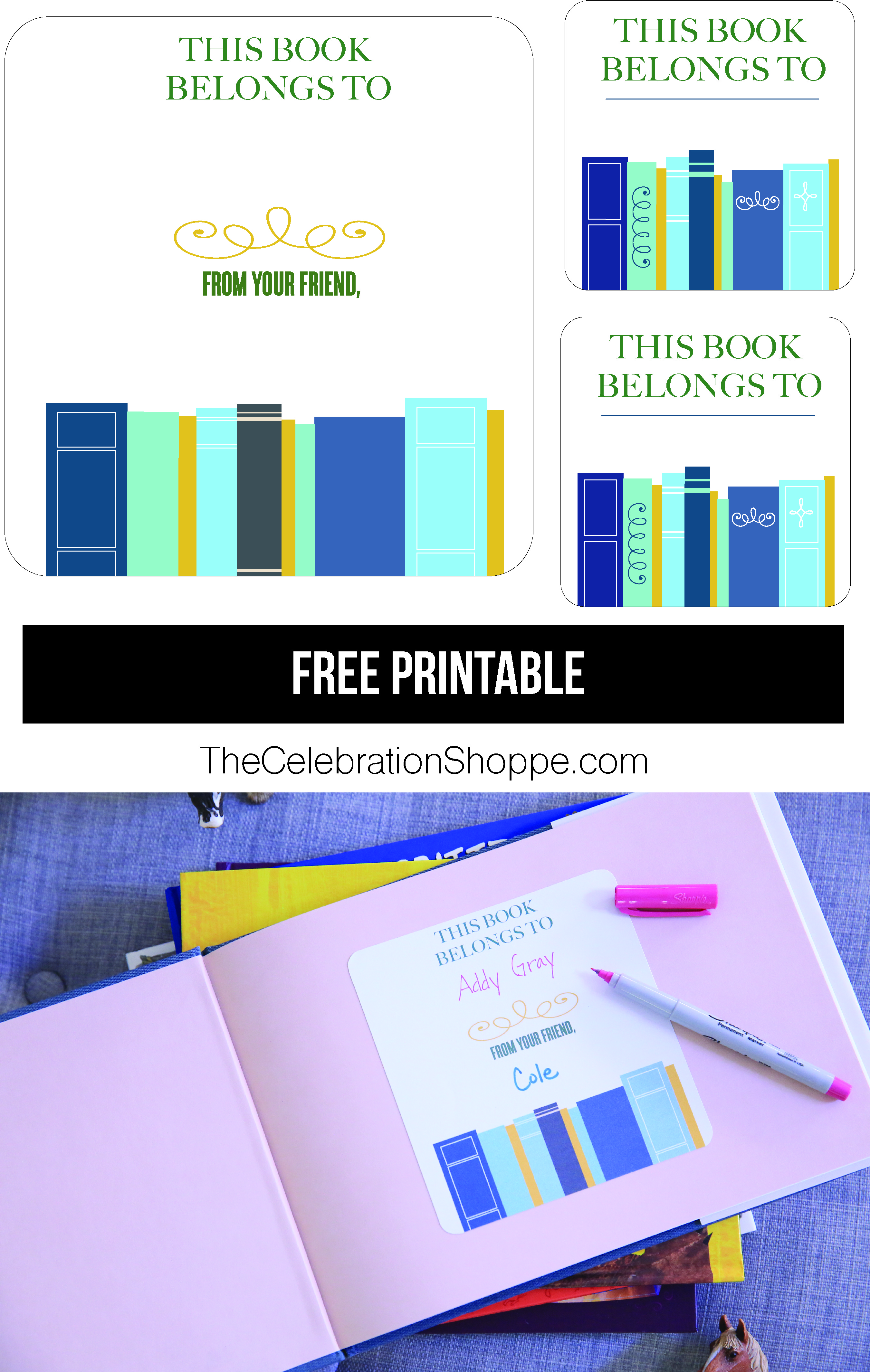 Free Printable Book Labels