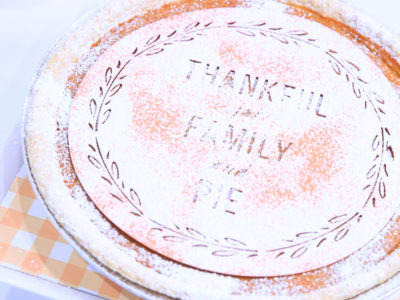 Thanksgiving Pumpkin Pie Stencil | Kim Byers