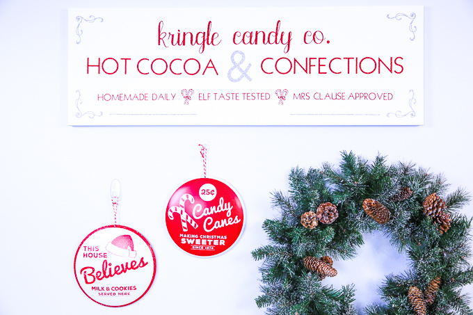 Kringle Candy Co. Farmhouse Christmas Sign