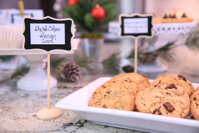 Dark Chocolate Chip Pecan Cookies