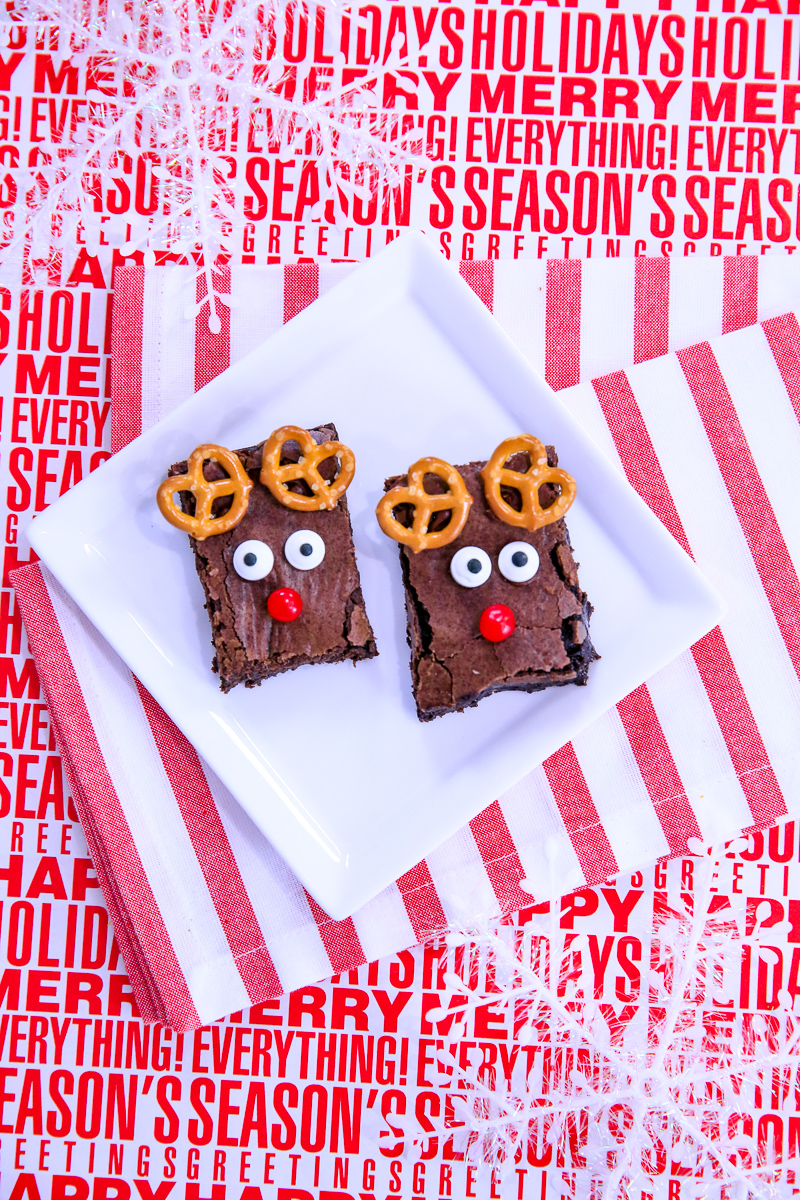 Brownie Reindeer Treats