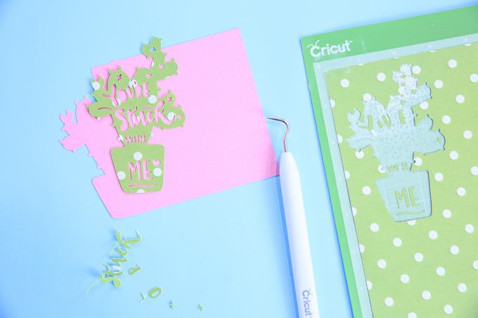 Cactus card cricut kim byers