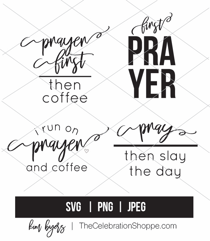 Prayer first svg bundle kim byers