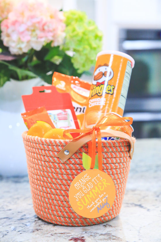 Orange You Glad Teacher Appreciation Gift Tag - Kim Byers