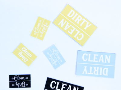 Clean-Dirty Dishwasher Magnet - Easy Craft Tutorial