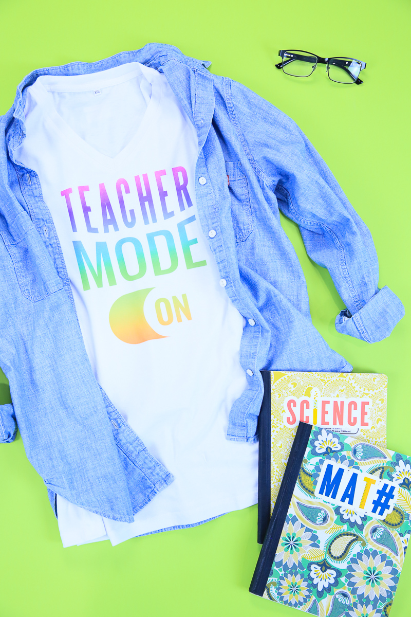 VIDEO - Back To School T-shirt for Teachers with Infusible Ink | Cricut Crafting with Kim Byers 