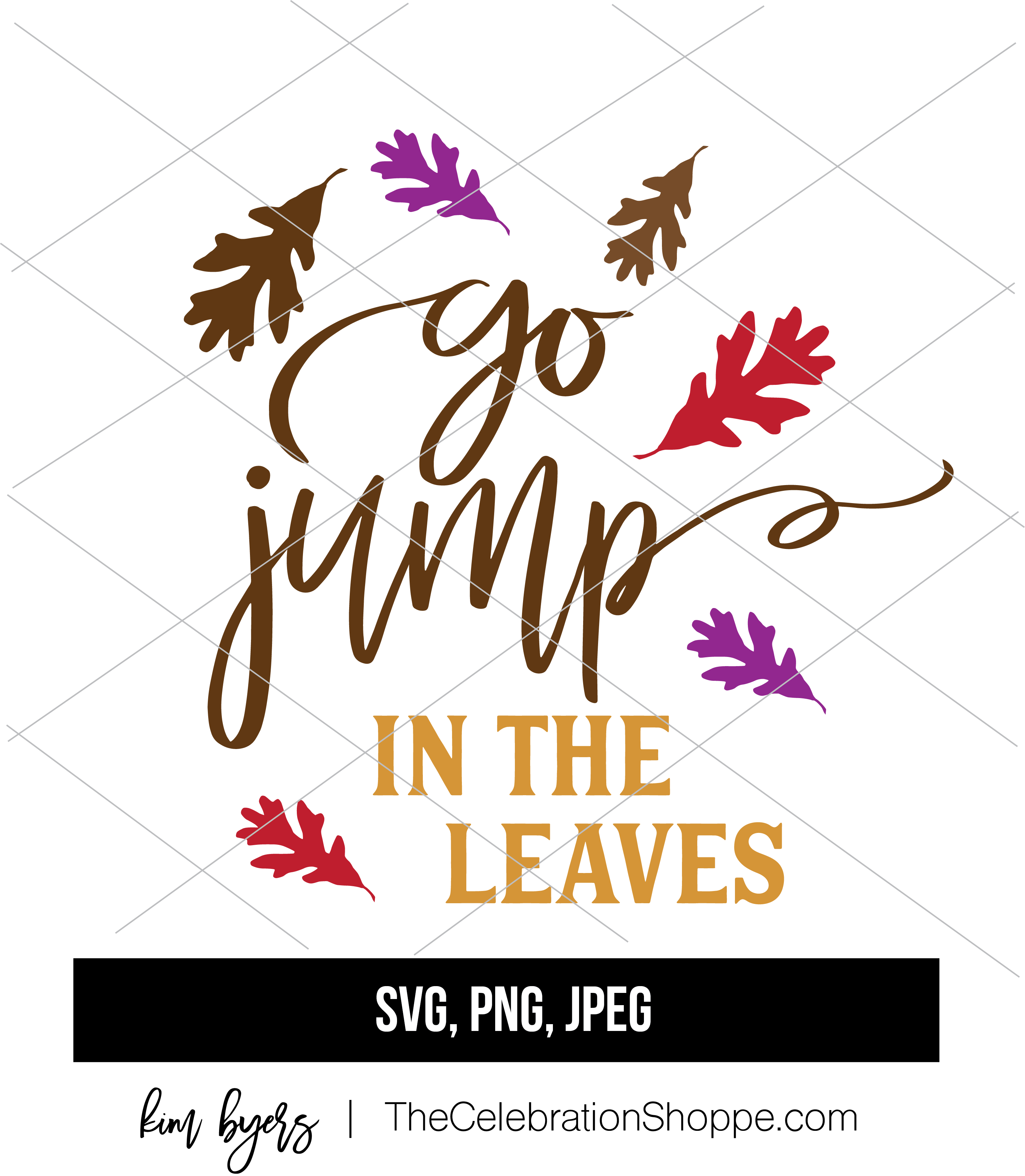 Leaves SVG | Designed by Kim Byers