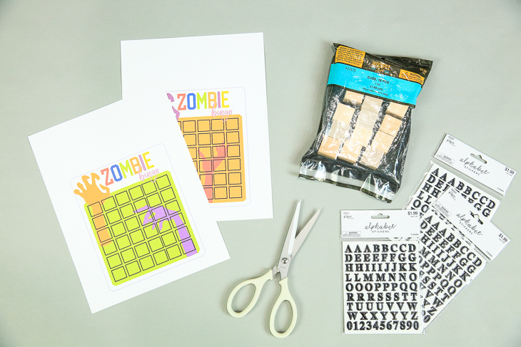 Make Zombie Bingo Game | Free Printables with Kim Byers at The Celebration Shoppe