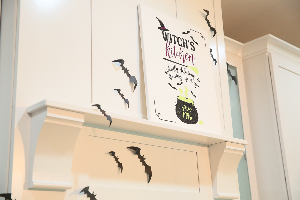 Halloween Kitchen Sign  | Cricut Crafting with Kim Byers at The Celebration Shoppe