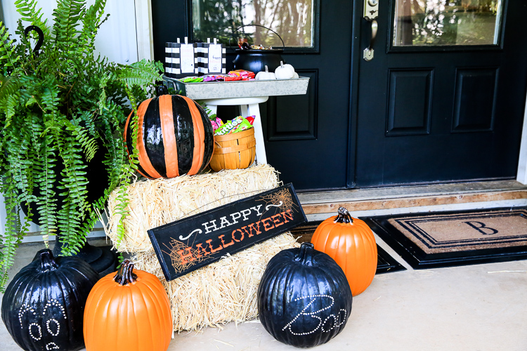 Halloween Front Porch Pumpkins Kim Byers