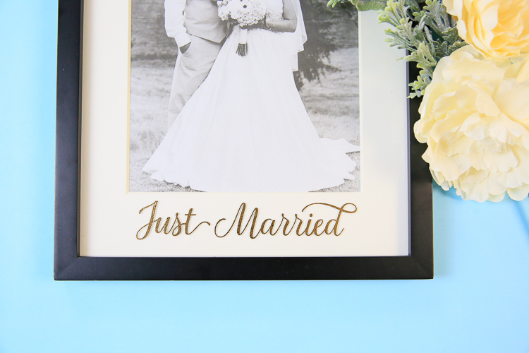 Just Married Keepsake Cricut Kim Byers