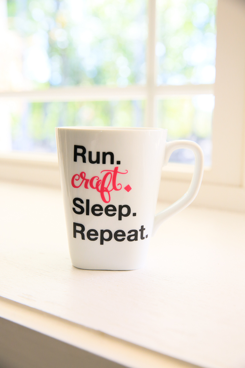 Run Craft Sleep Repeat Mug Kim Byers