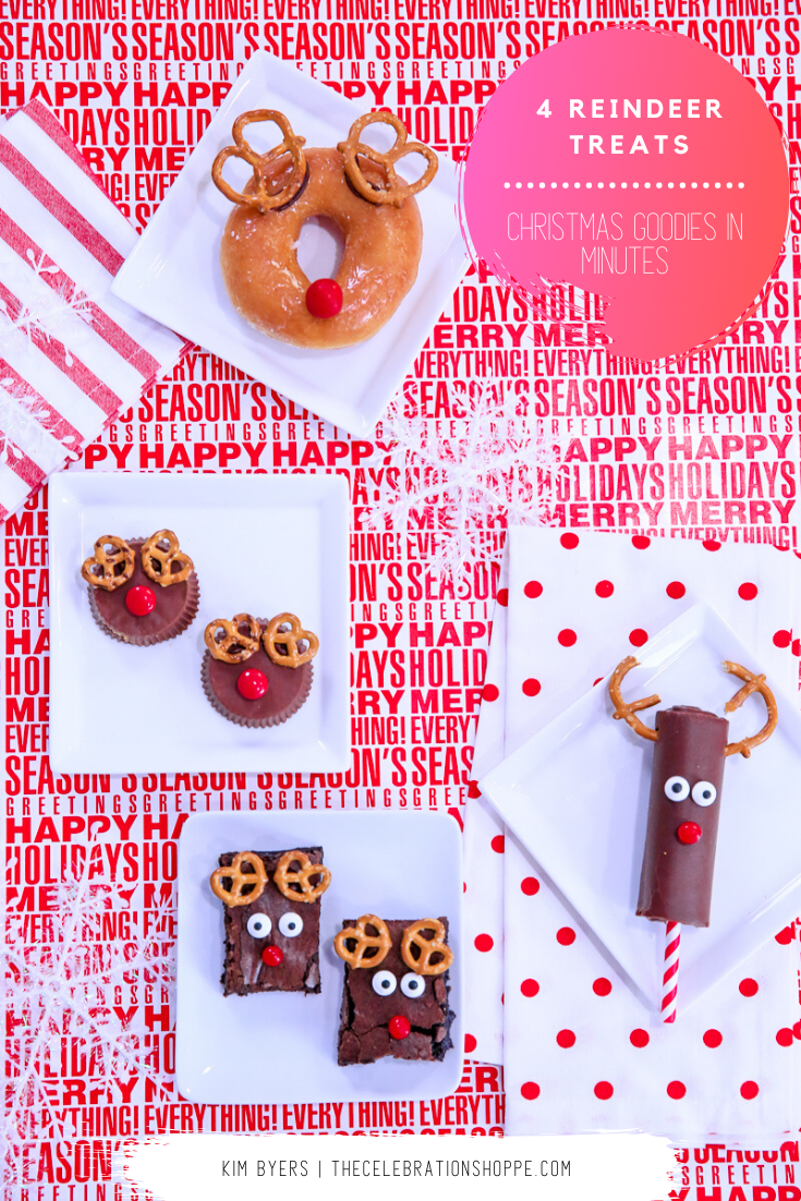 4 Easy Reindeer Treats VIDEO | Kim Byers