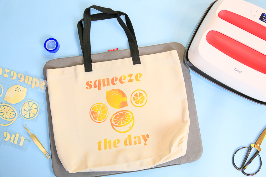 Infusible Ink Tote - Squeeze The Day Lemon Inspired Bag