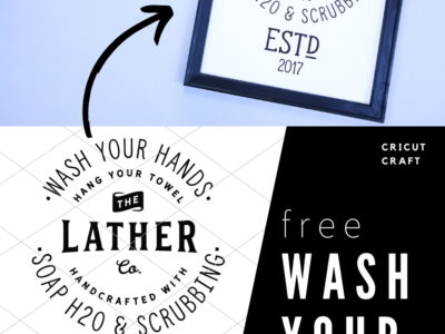 Free Wash Your Hands Art