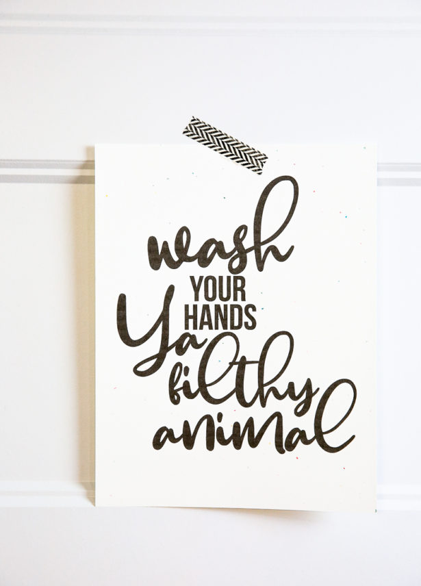 Printable Wash Your Hands 3