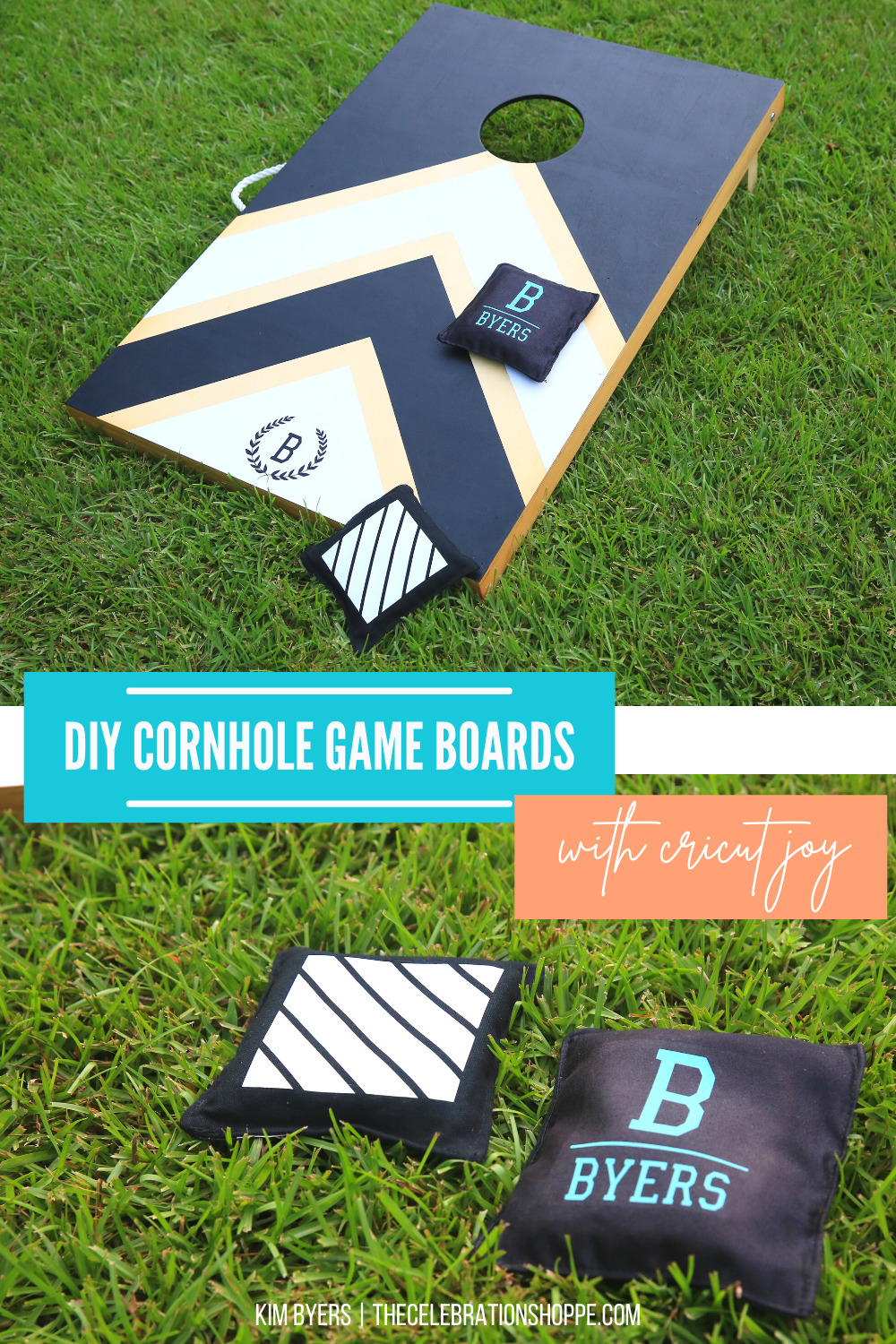 DIY Cornhole Boards With Cricut Joy - Kim Byers